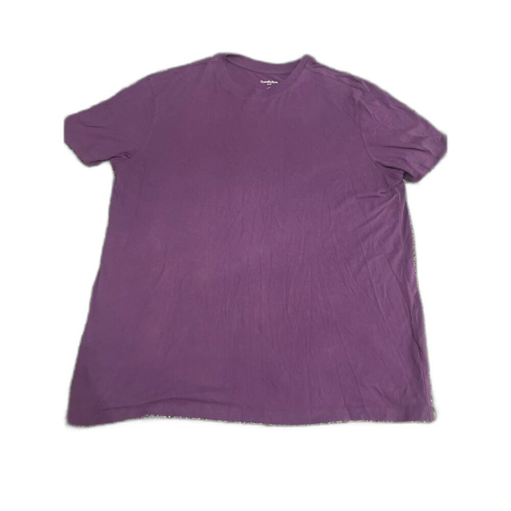Goodfellow & Co solid purple crewneck short-sleeve t-shirt L men's